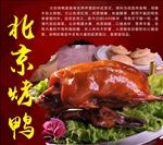 北京烤鸭 烧鸭展架 烧鸭宣传海