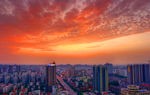 都市彩霞