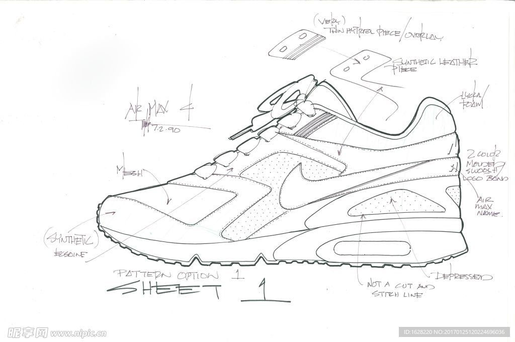 NIKE休闲运动鞋宣传广告