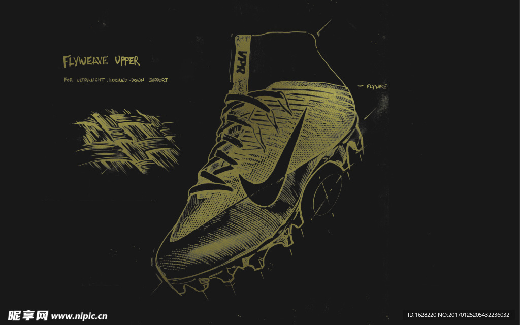 NIKE橄榄球运动装备宣传广告