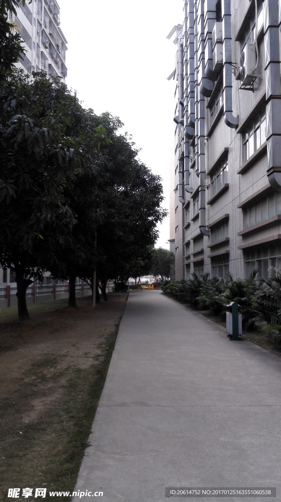 空旷的道路