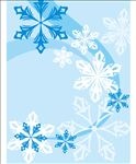 蓝色冰雪形