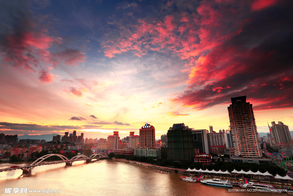 福州夕阳