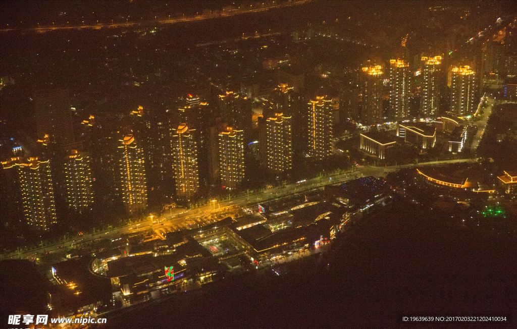 厦门航拍夜景