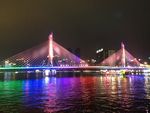 广州珠江大桥夜景