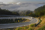 公路 山间 山脊 道路