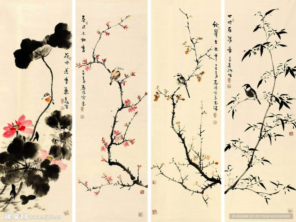 花鸟国画