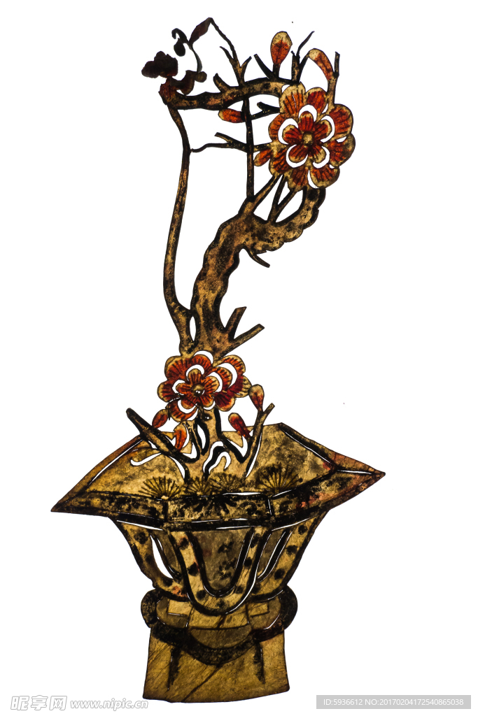 皮影戏 花卉
