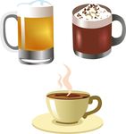 啤酒杯 咖啡 奶茶