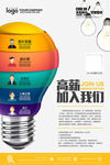 个性创意设计公司招聘海报