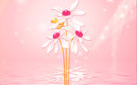 水中花背景墙