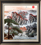 山水巨幅