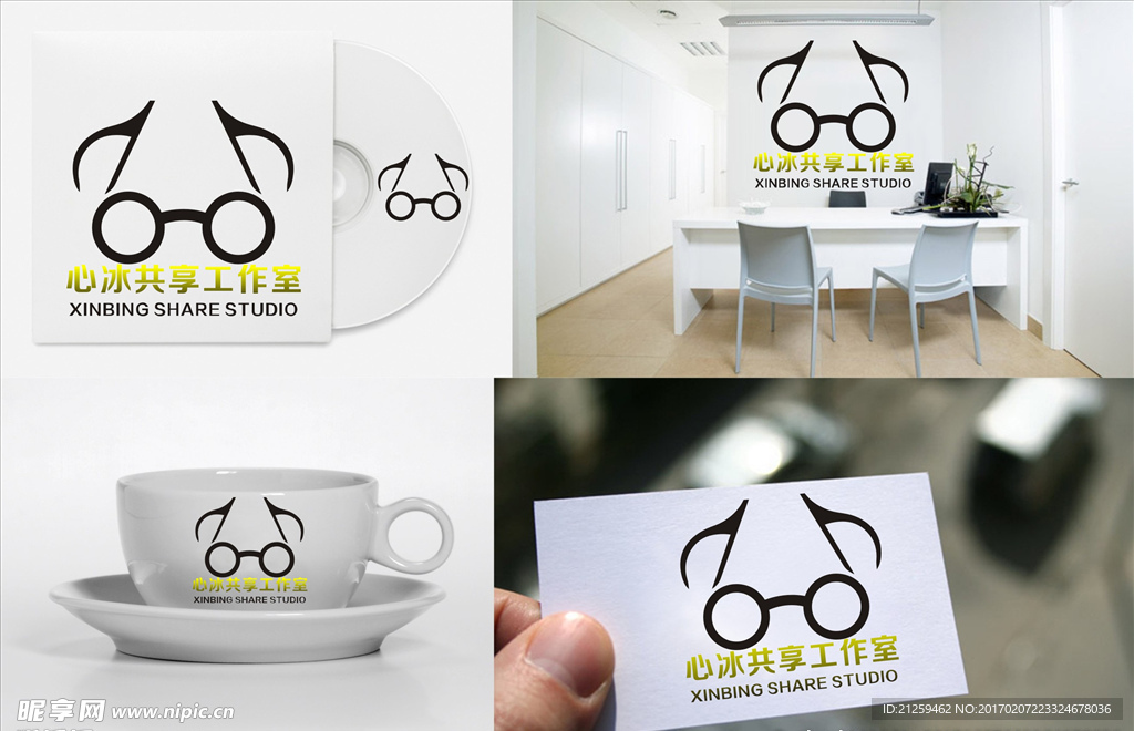 眼镜logo