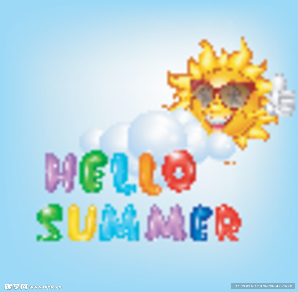 卡通夏天图片