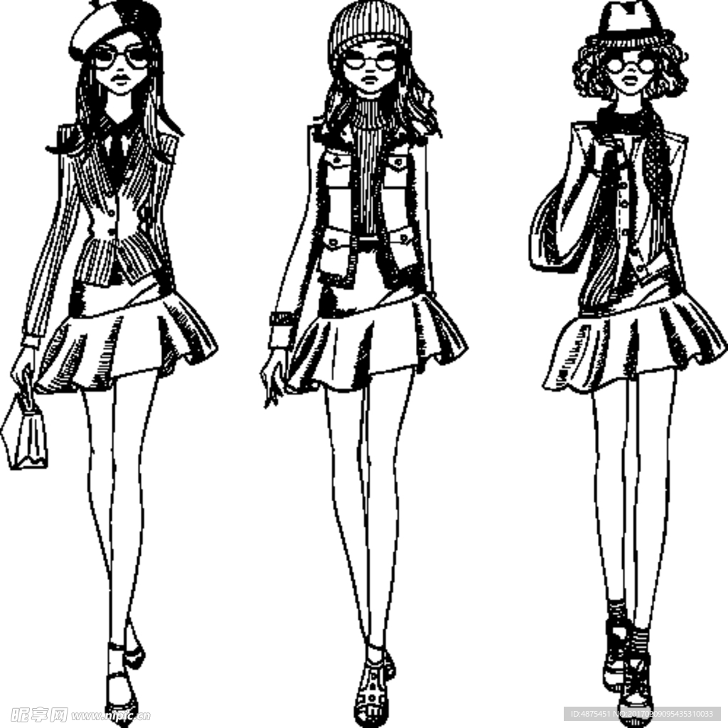 美女插画