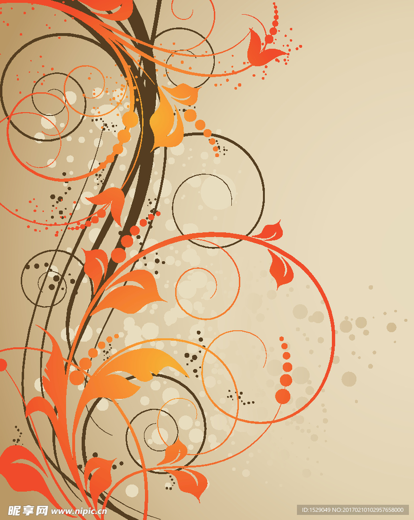 矢量花纹
