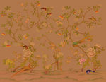 树枝花鸟壁纸