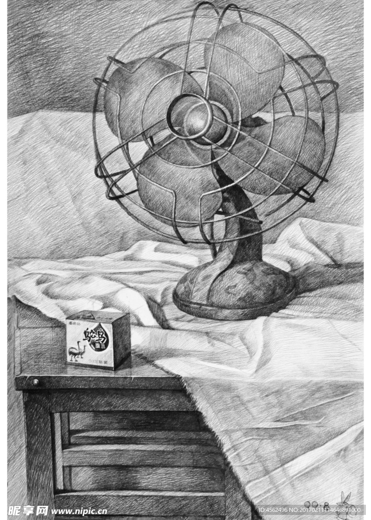 静物素描