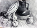 素描静物