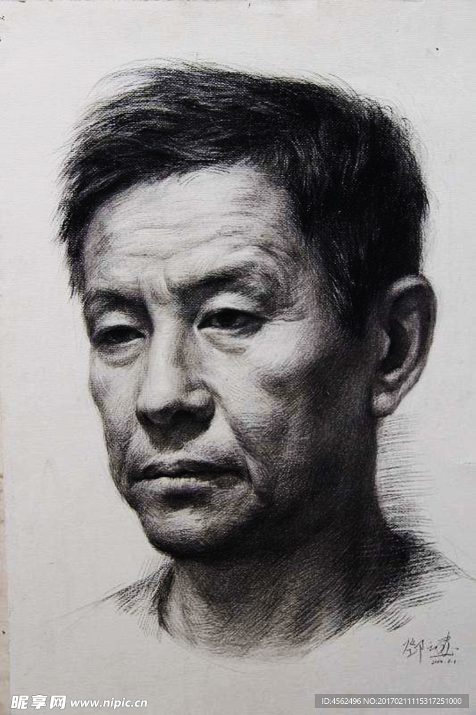 素描头像