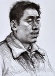 头像素描