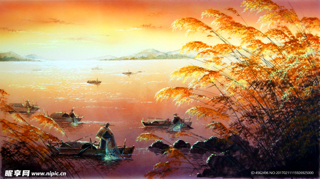水粉画