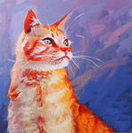 油画猫咪
