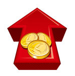 箭头金币