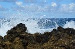 海浪拍打