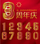 数字3周年庆