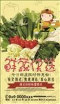 有机鲜蔬快送海报