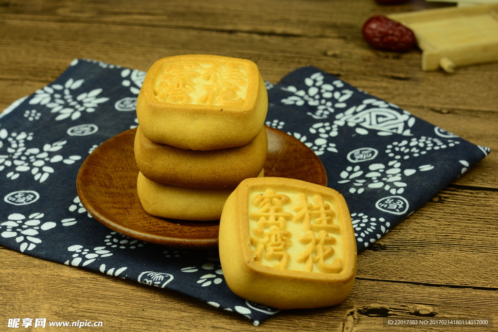 传统糕点食品美食 中式面点