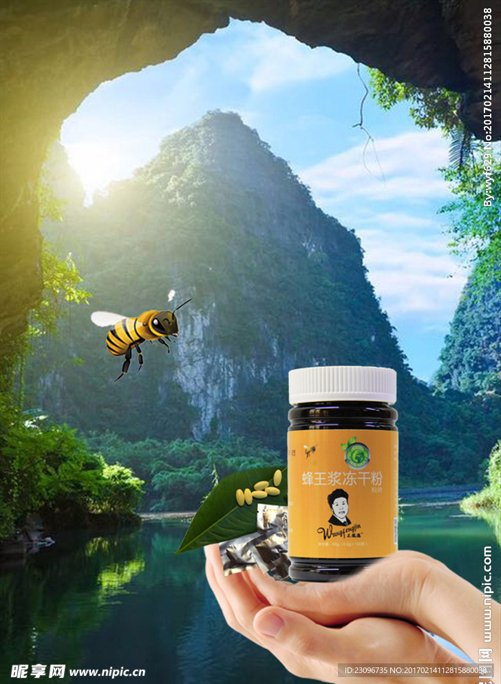 王浆冻干粉（蜂蜜）产品大自然