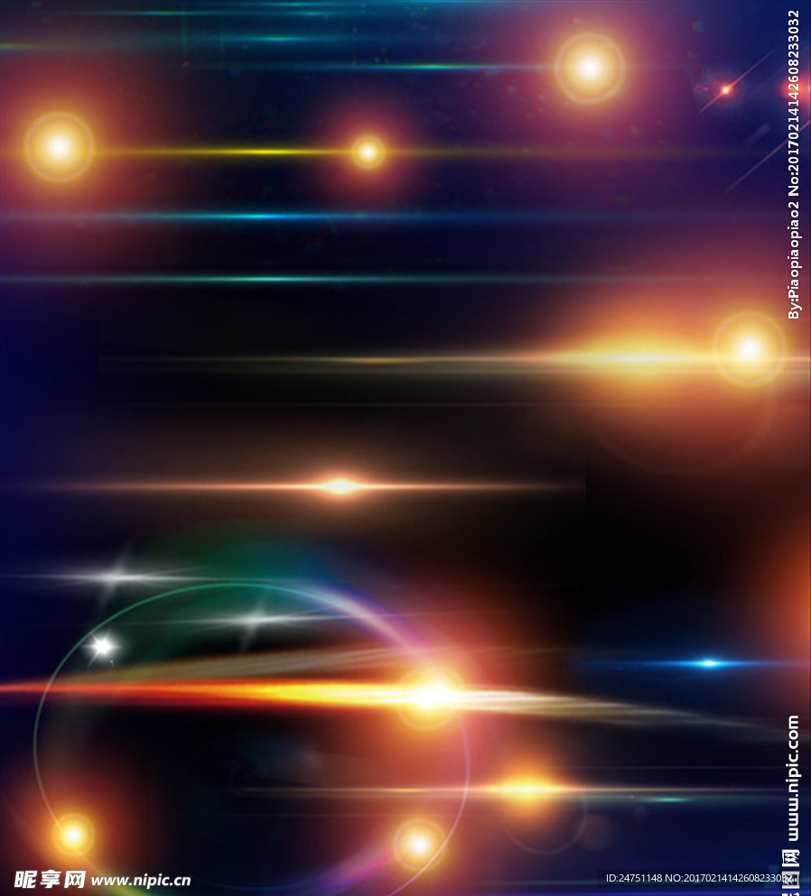 璀璨星光素材