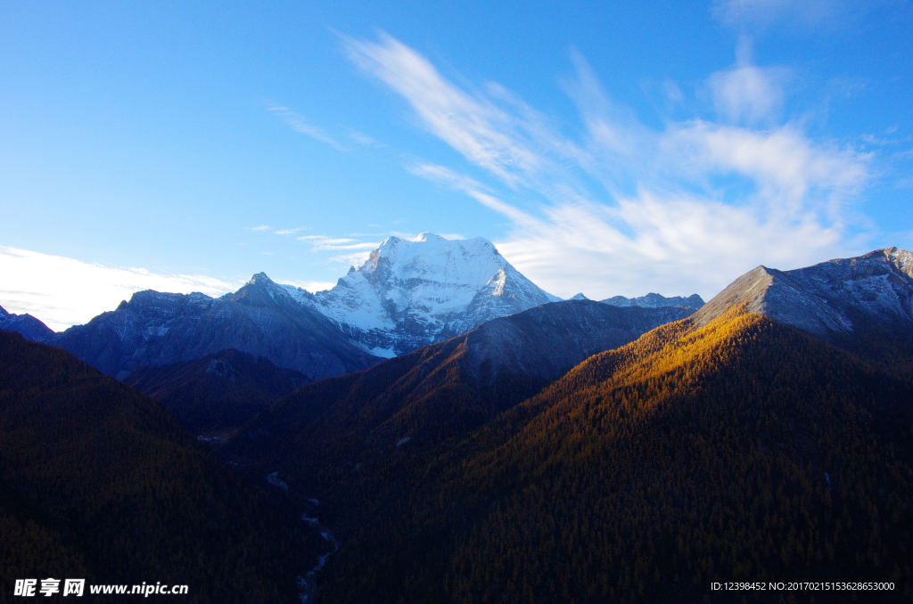 美丽的雪山