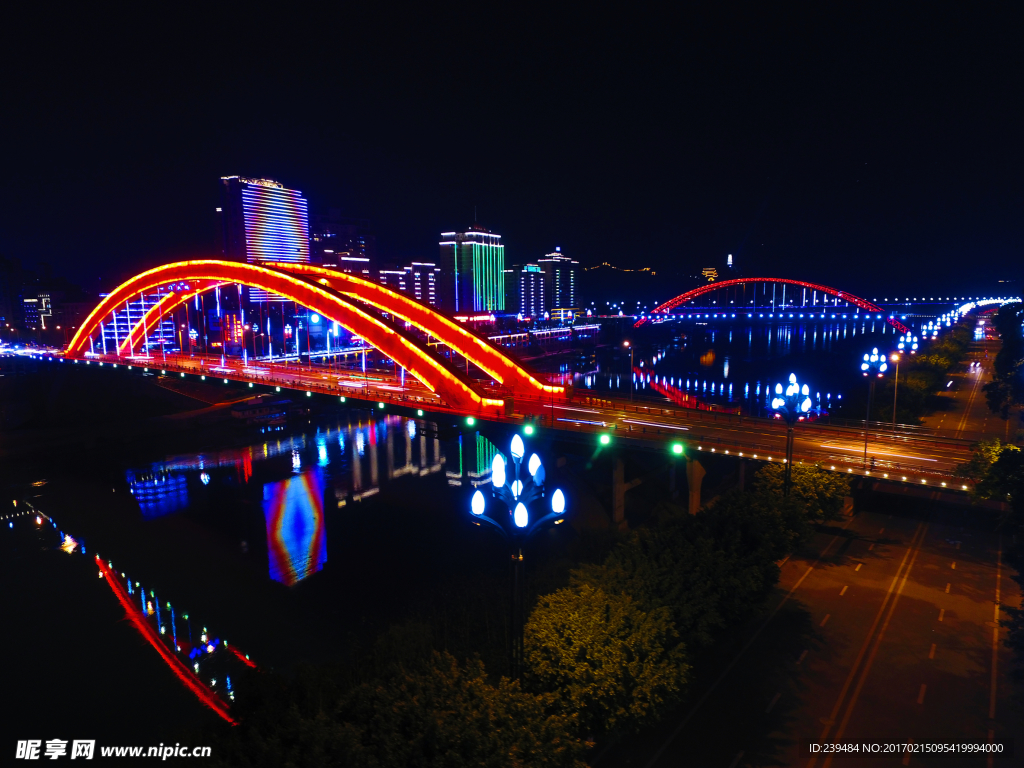 宜宾南门大桥夜景