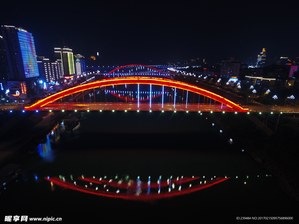 宜宾南门大桥夜景