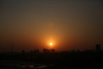 夕阳普照丽水城