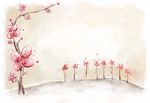 花朵背景墙