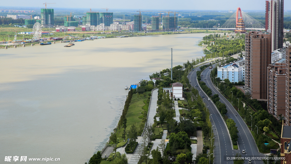 泗阳运河风光带城市景观