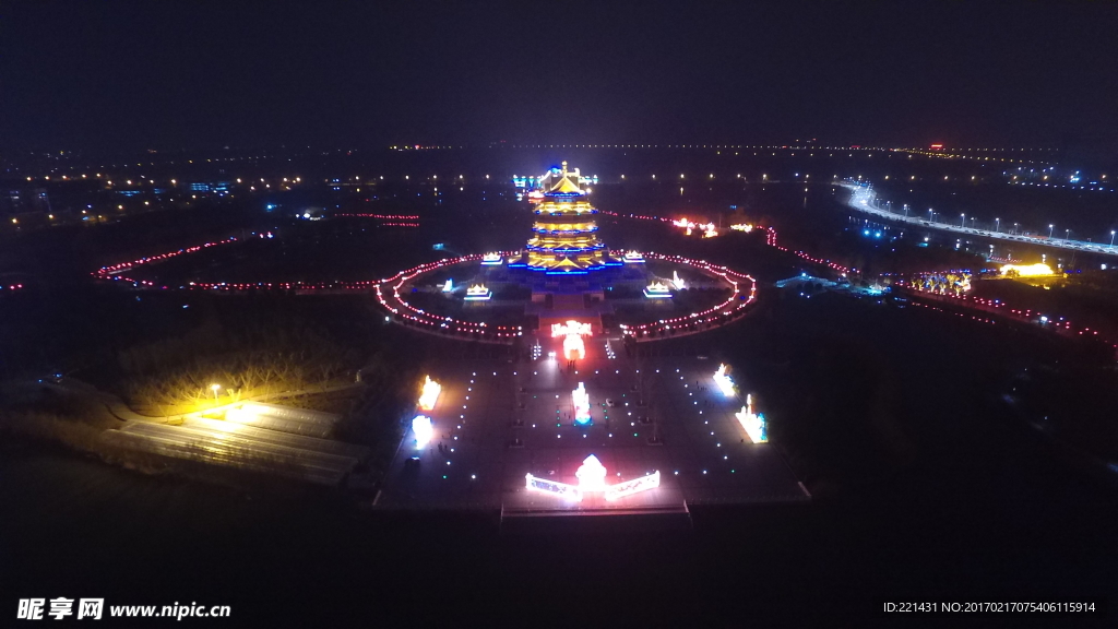 公园夜景