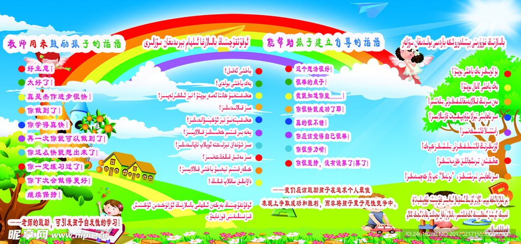 幼儿园展板