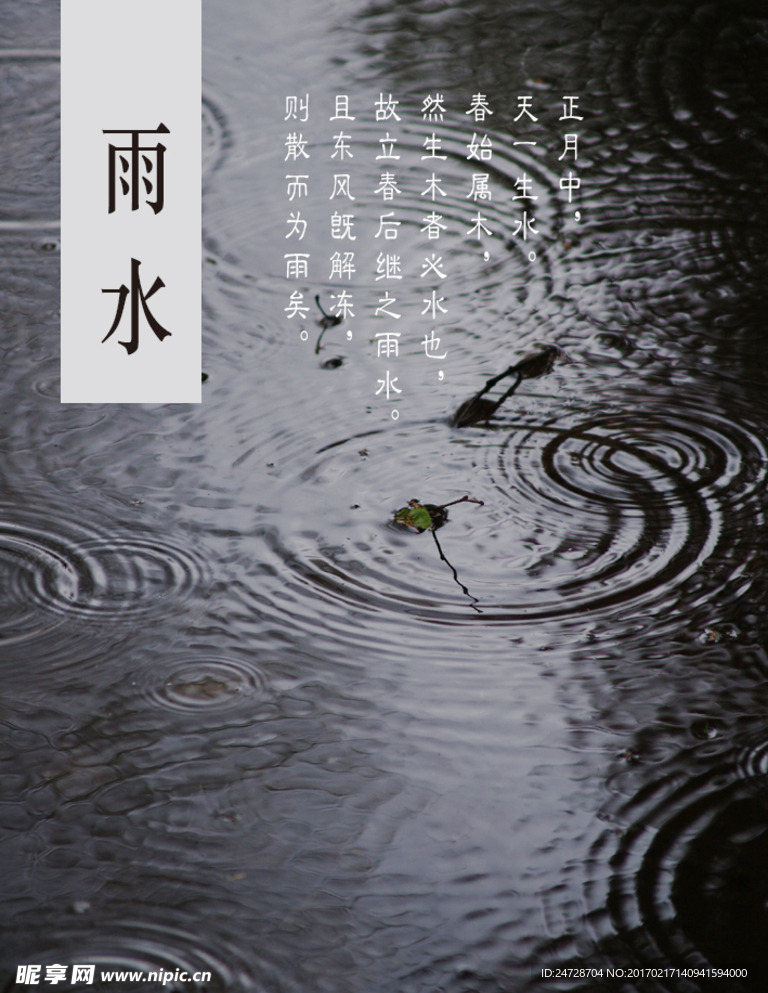 雨水  节气