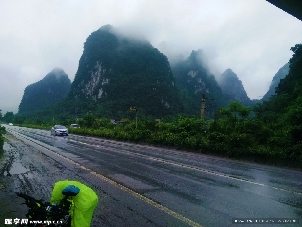 雨后桂林山水