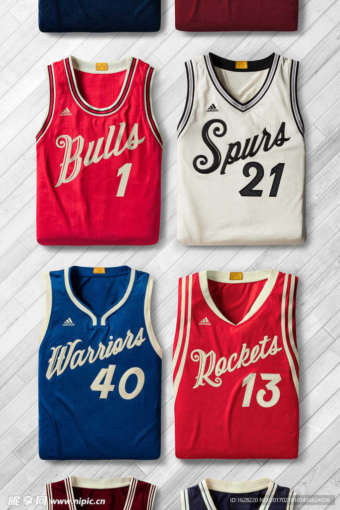 ADIDAS篮球NBA队服广告