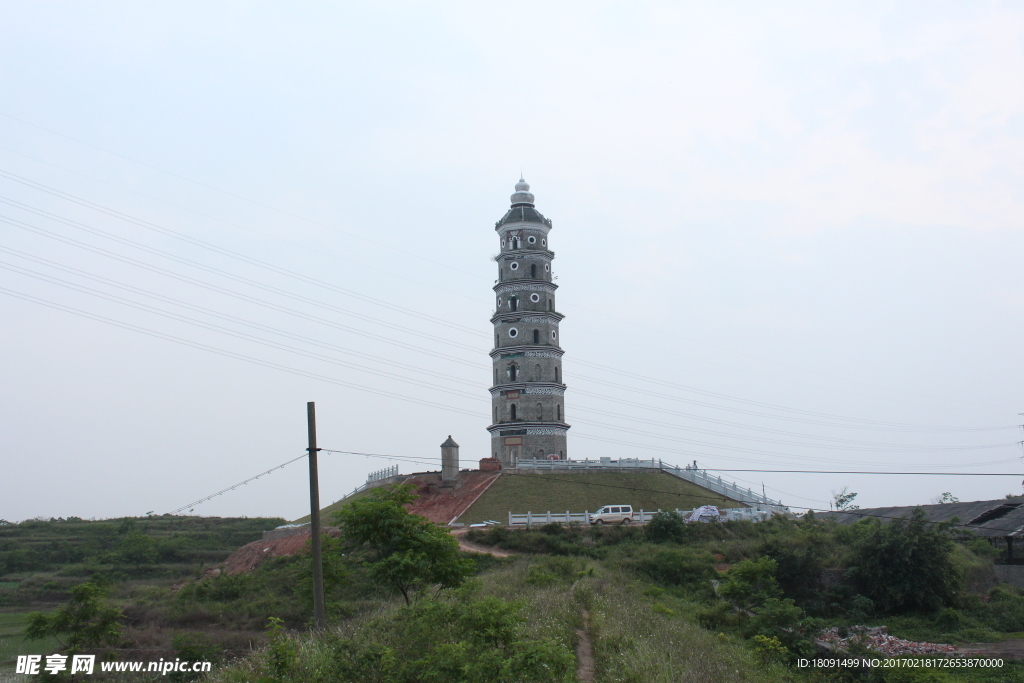 广西峦城高村塔