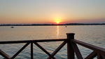 黄昏 夕阳 湖面