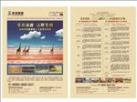 非洲旅游宣传单页
