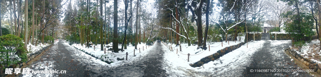 京都龙安寺,全景