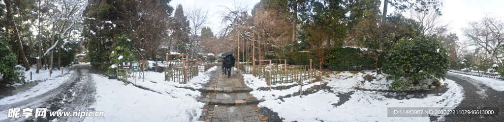 京都龙安寺,全景